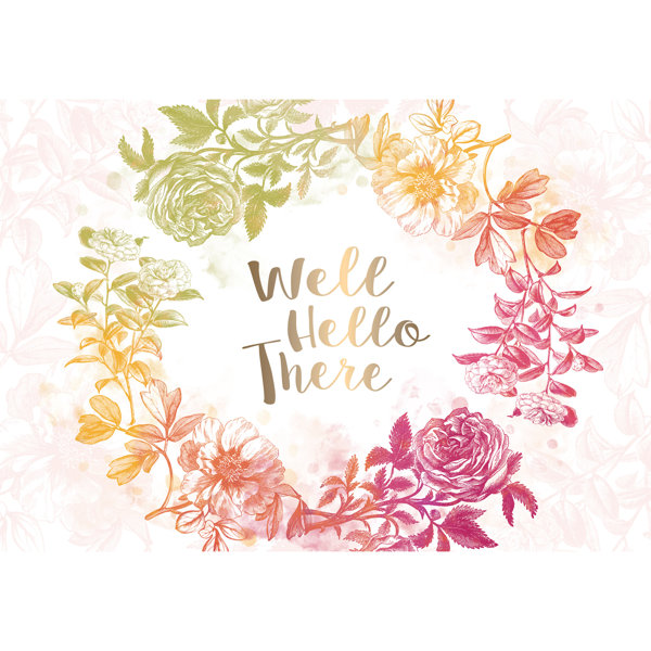 Cypress Floral 18" Paper Disposable Placemats Wayfair